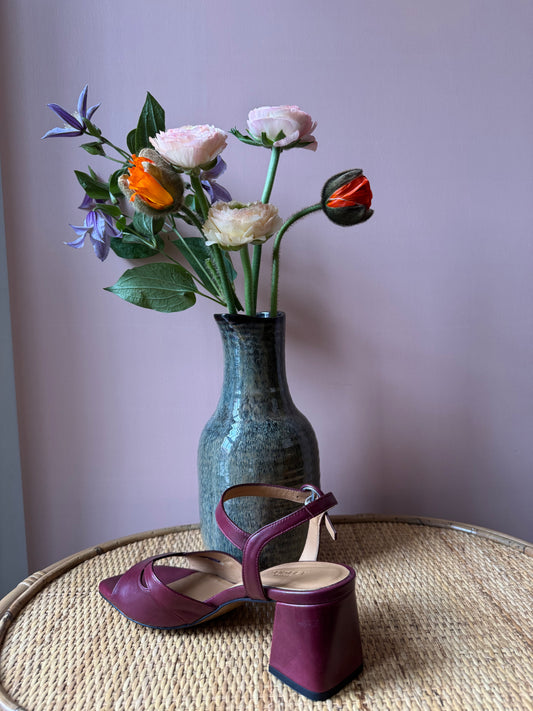 Sandalo bordeaux Audley