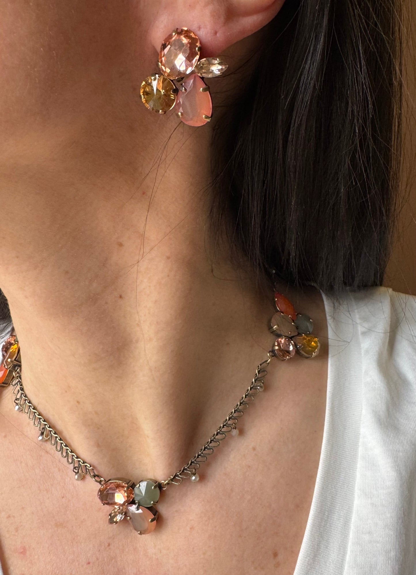 Orecchini perno composé Unique