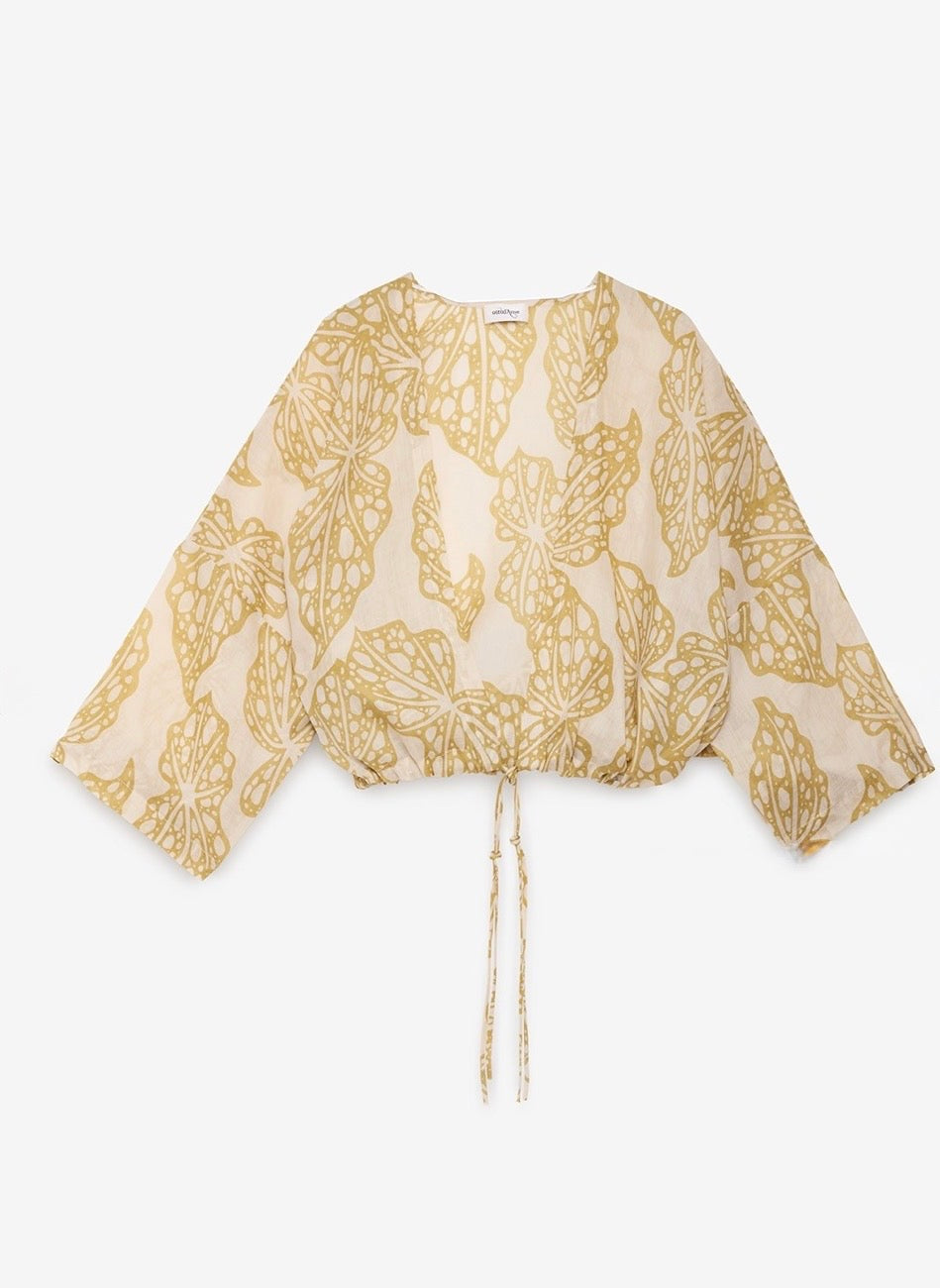 Kimono foglie Ottod’ame