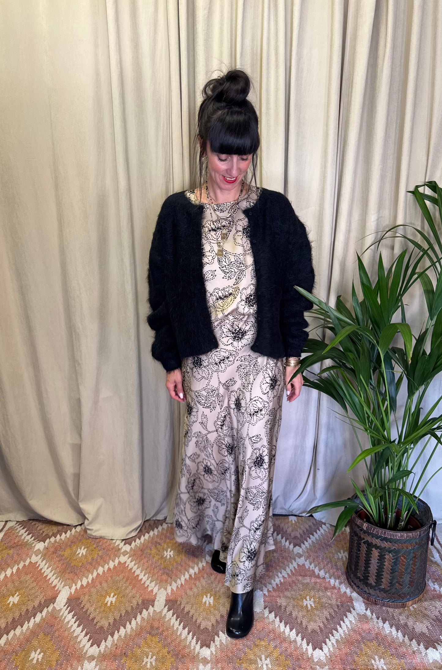Blusa fiori ecru Ottod’ame