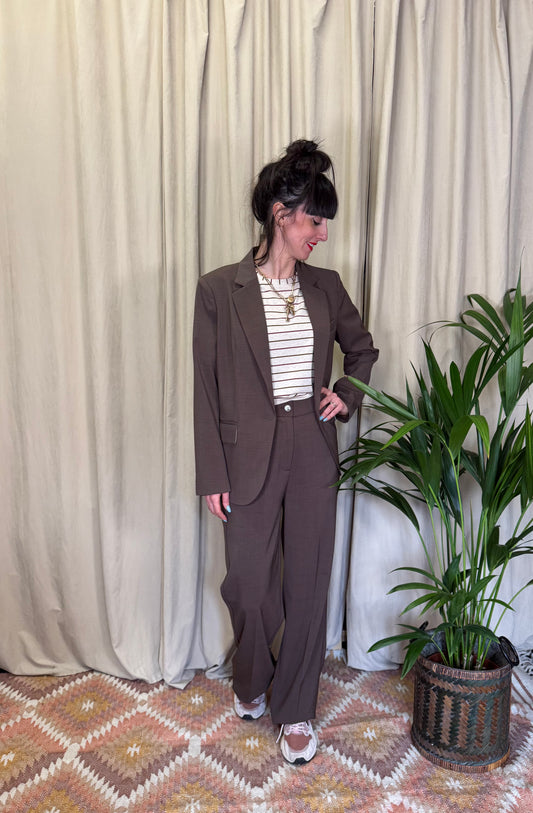 Pantaloni cacao Wu Side