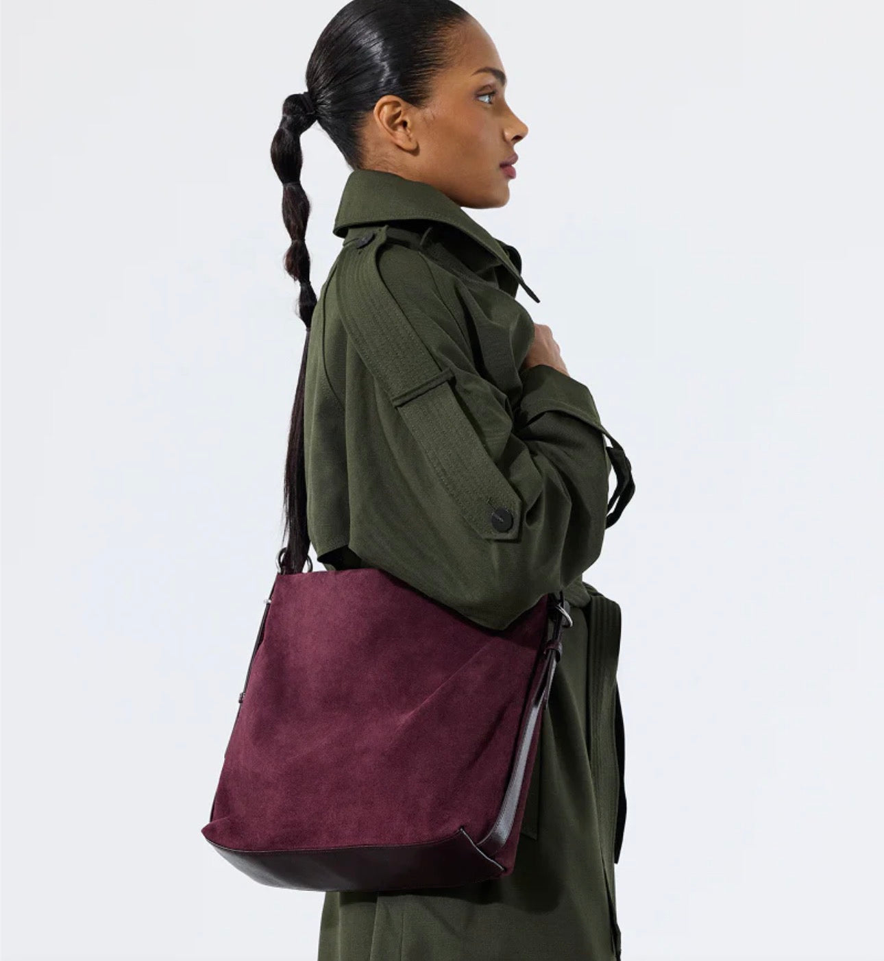 Borsa Moreen aubergine Nat & Nin