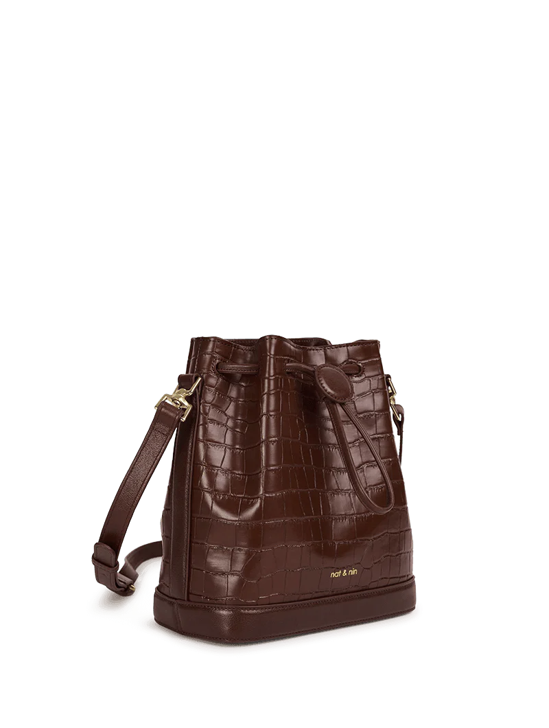 Borsa Norah effetto coccodrillo Nat&Nin