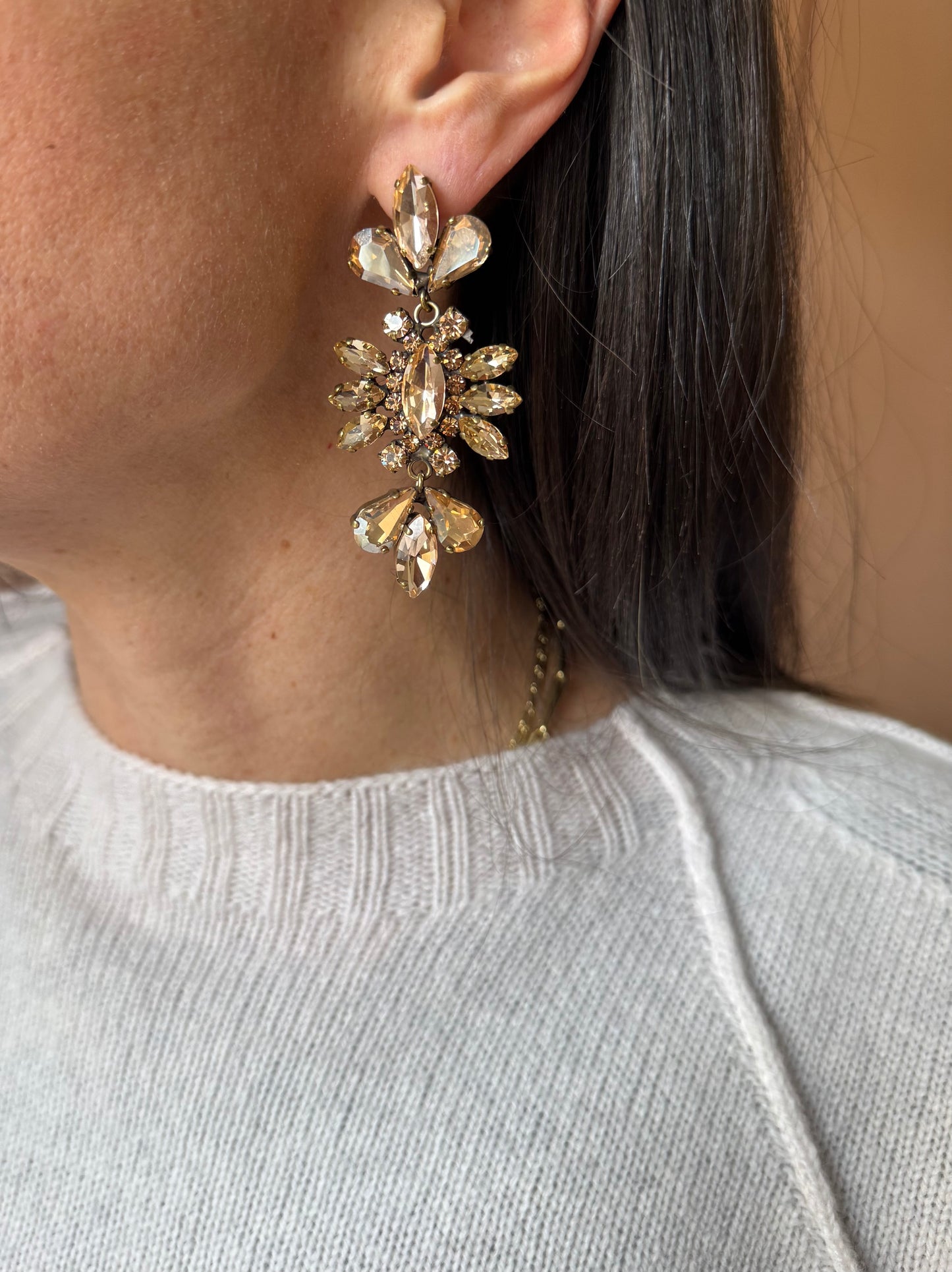 Orecchini composé pendenti oro Unique