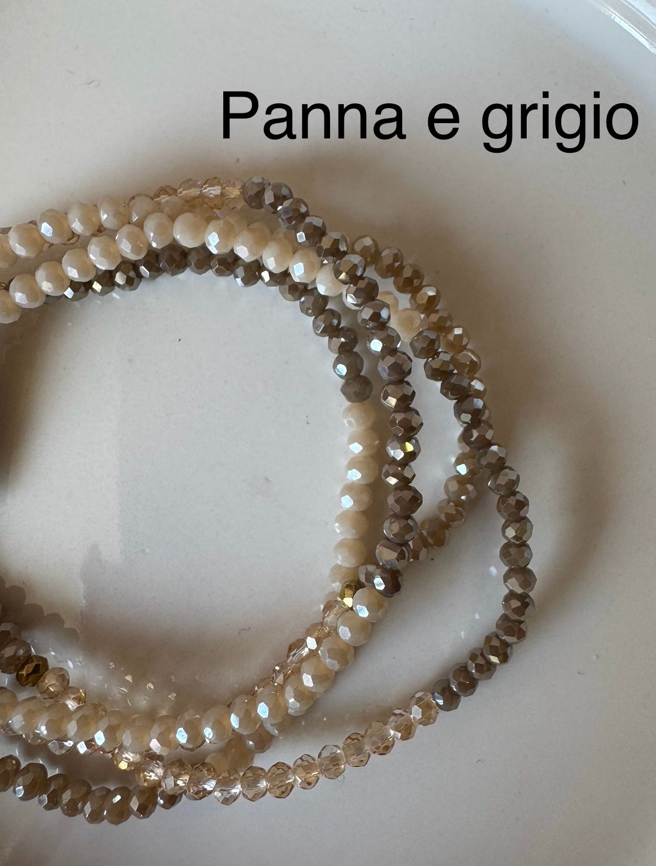 Bracciali cristallini elastici