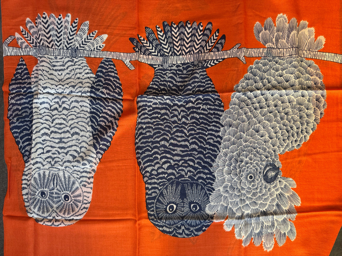 Sciarpa Chouette arancio Inoui