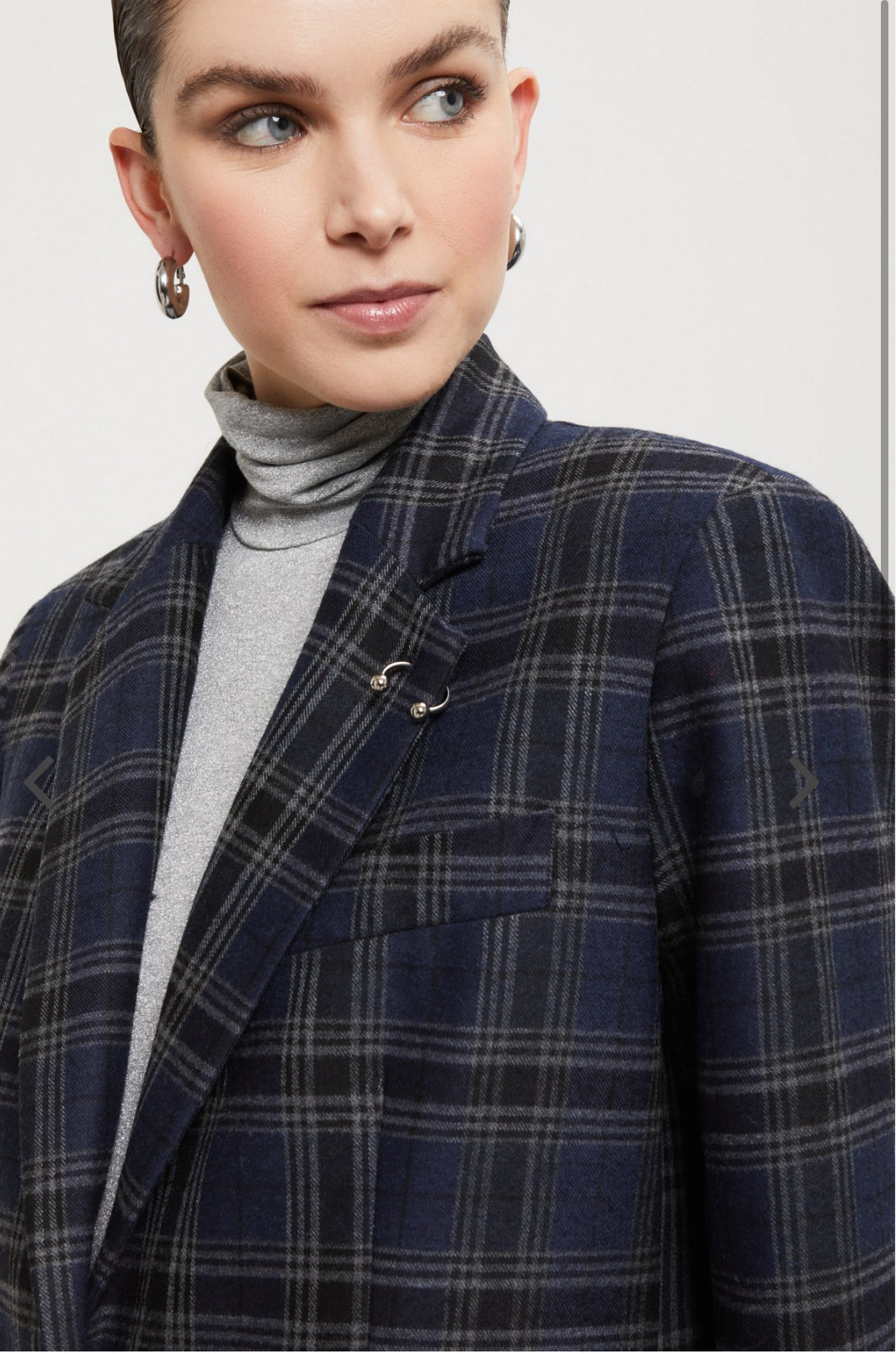 Giacca check Ottod’ame