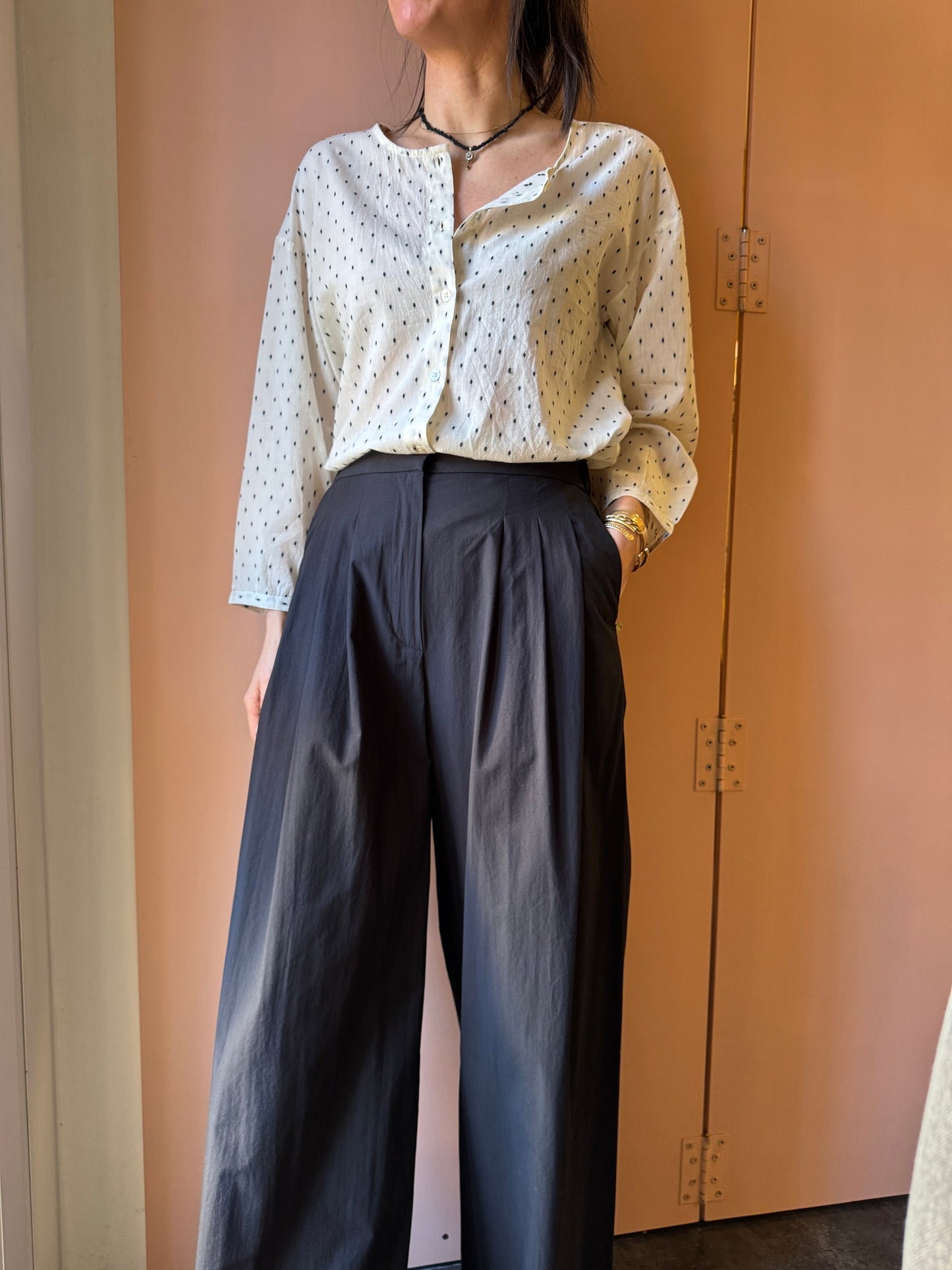 Pantaloni pence nero Ottod’ame
