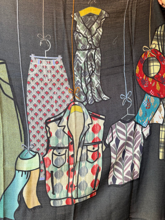 Sciarpe Fring antracite Storiatipic