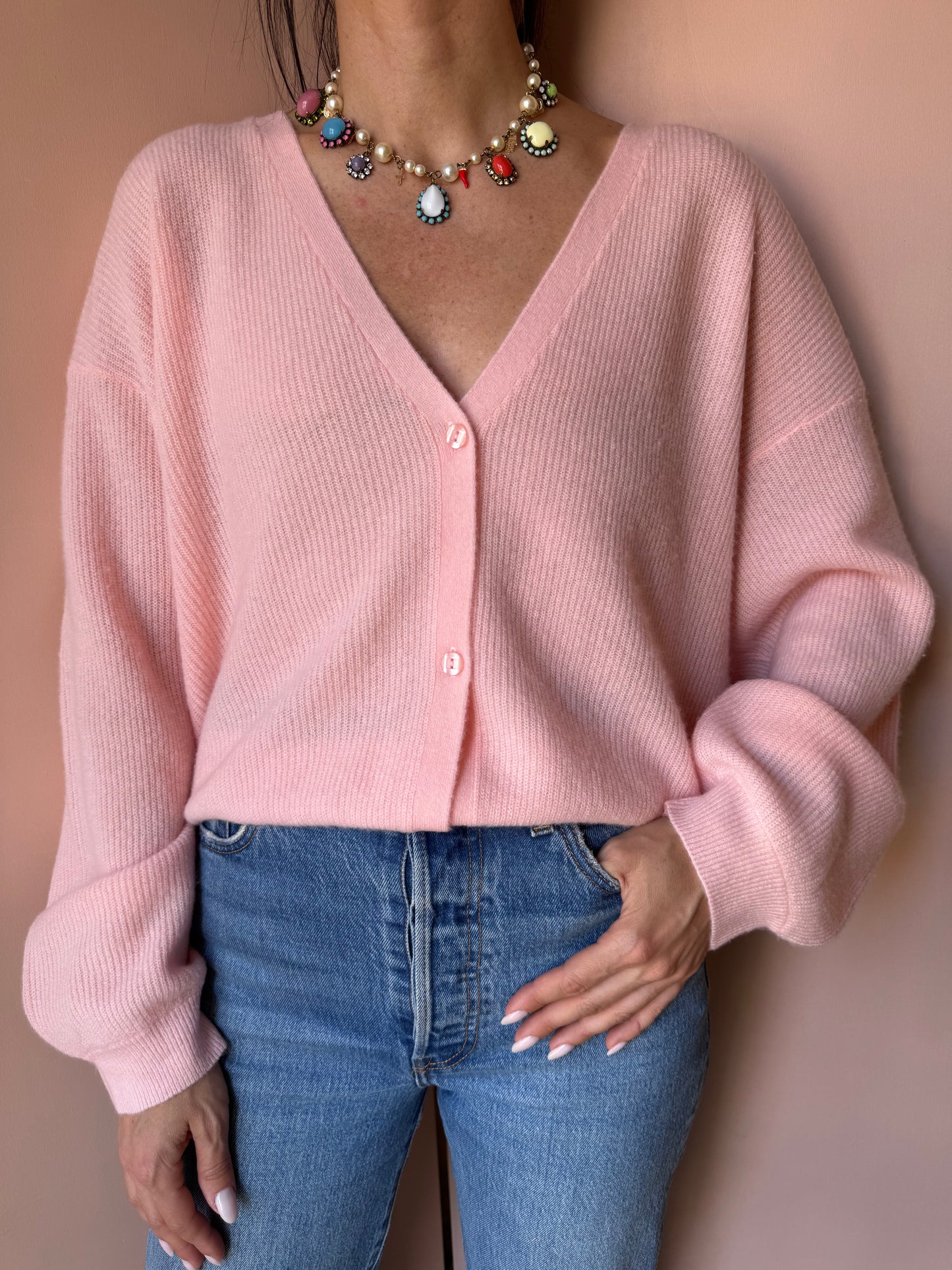 Cardigan RAX camelia American Vintage