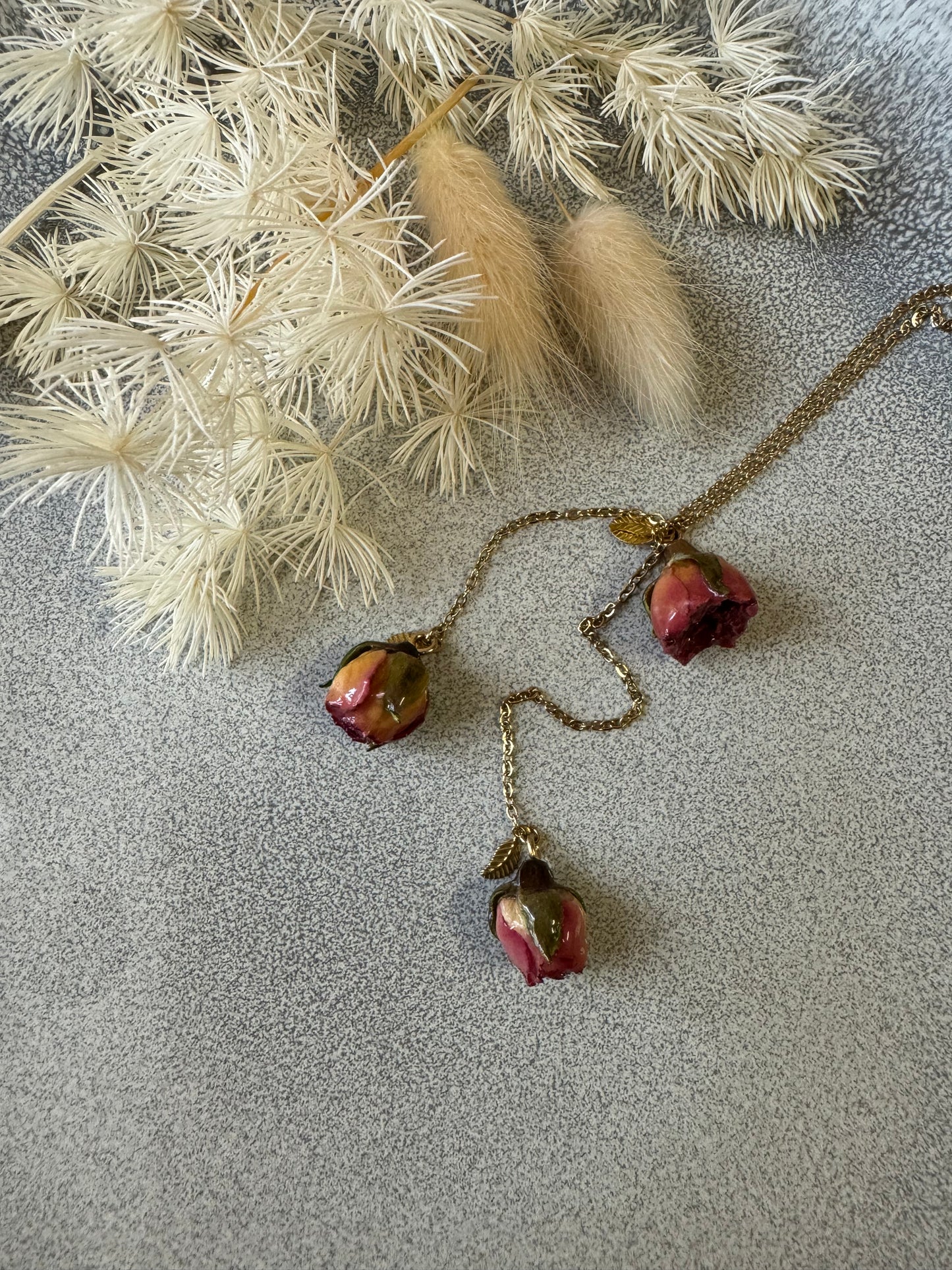 Collana Boccioli rosa