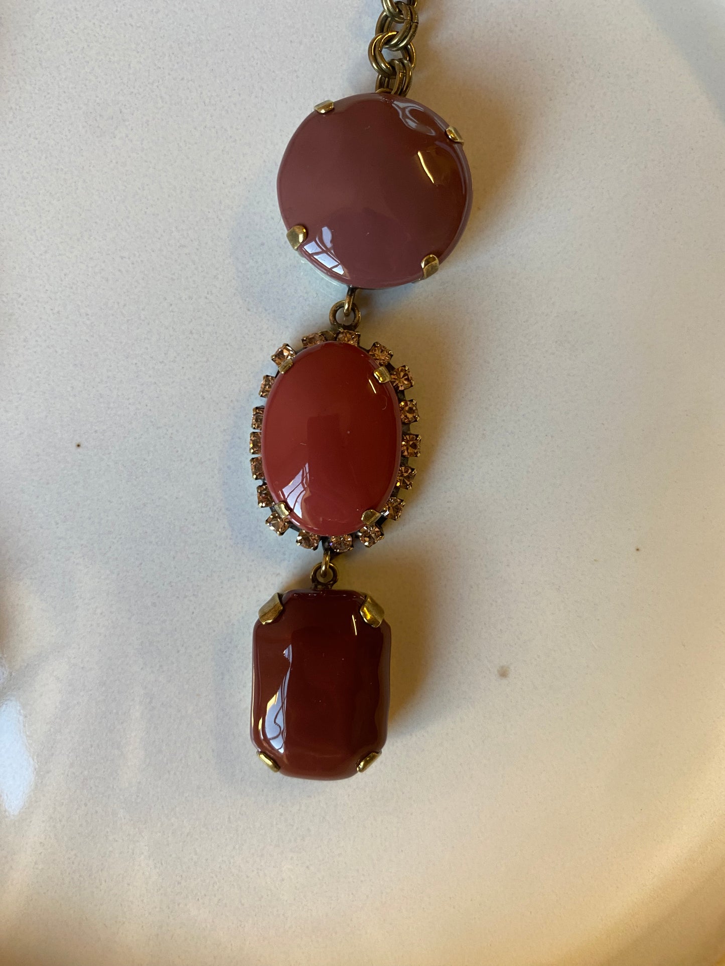 Collana 3 pietre Unique