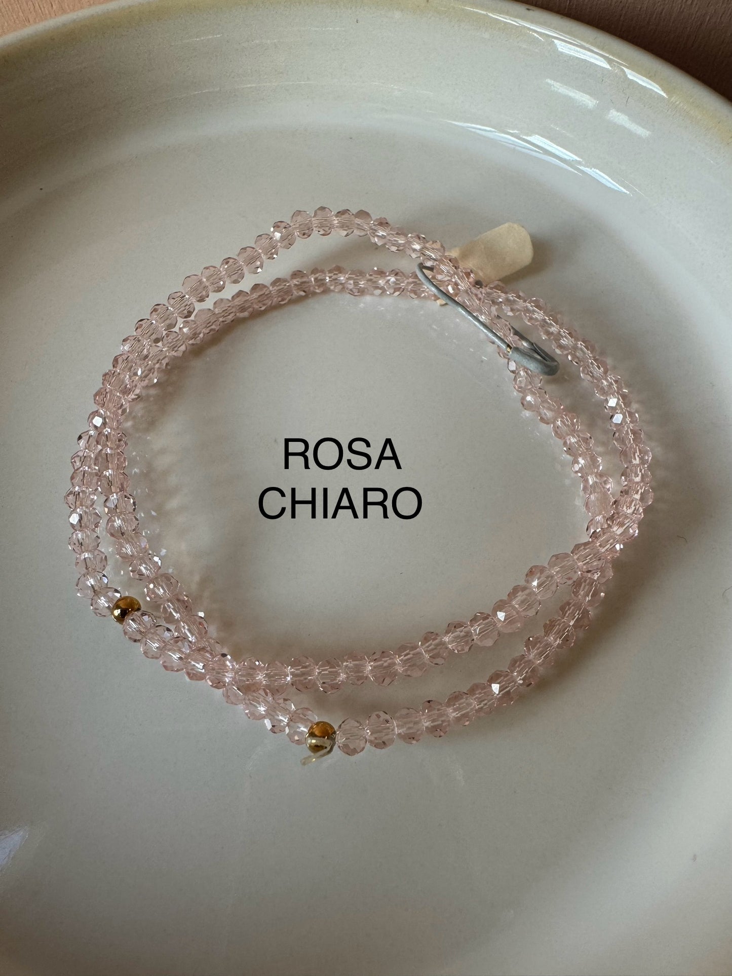 Bracciali cristallini elastici