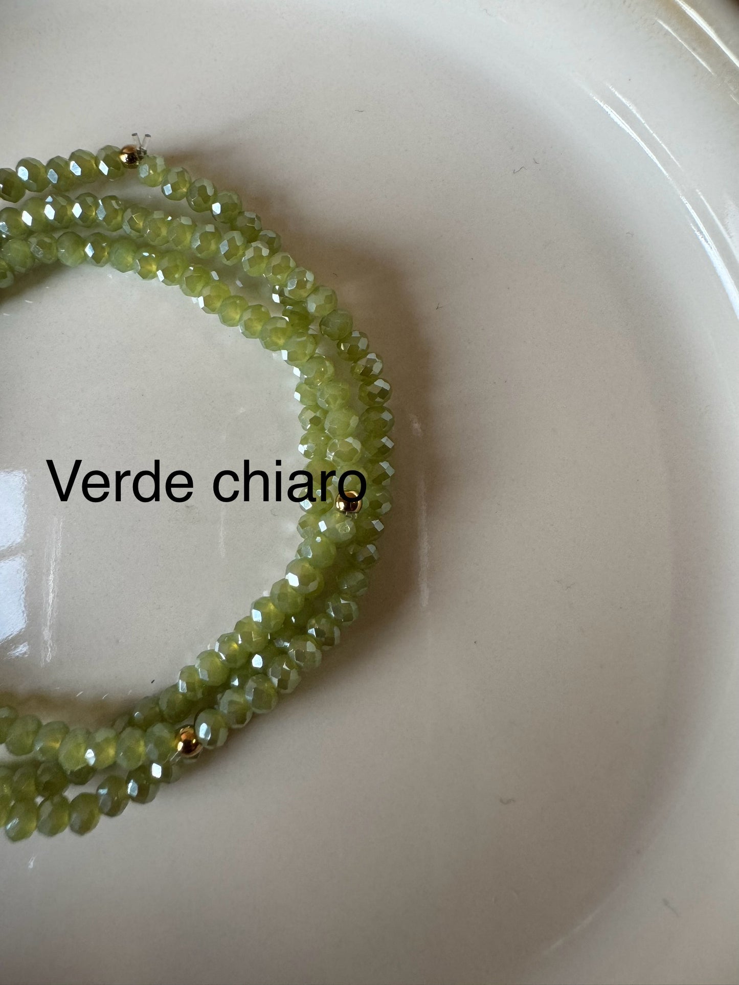 Bracciali cristallini elastici