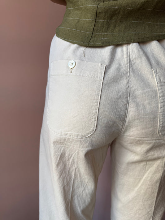 Pantaloni beige Madame Venice