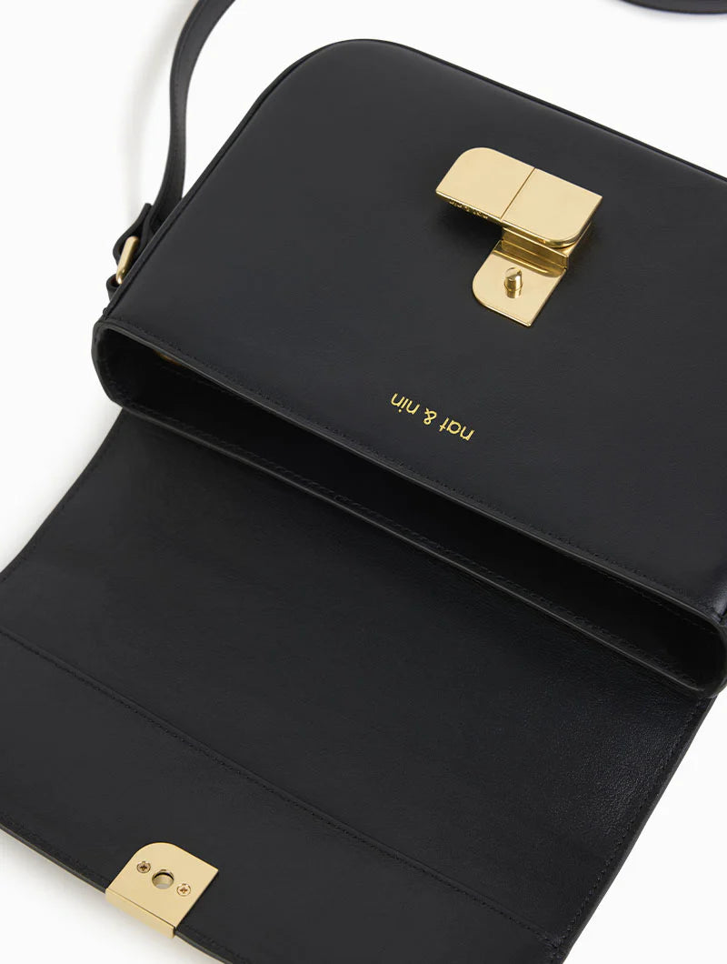 Borsa Alice medium nero Nat&Nin
