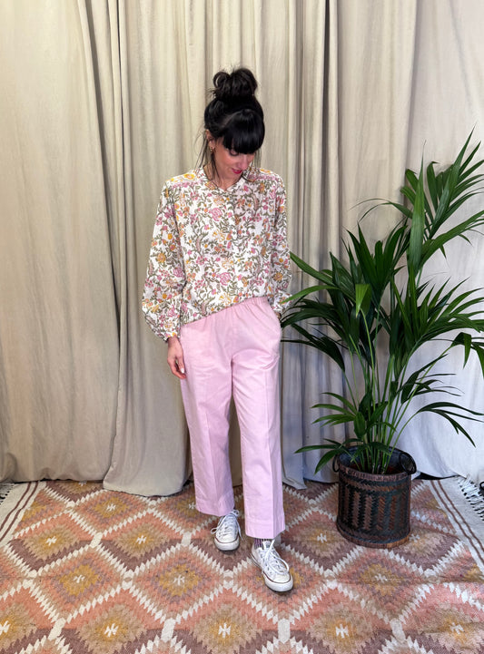 Pantaloni rosa Madame Venice