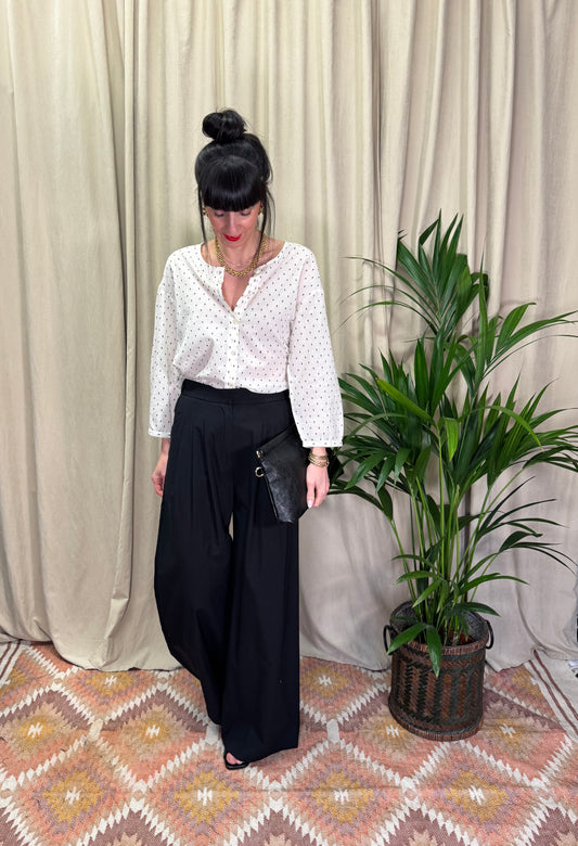 Pantaloni pence nero Ottod’ame