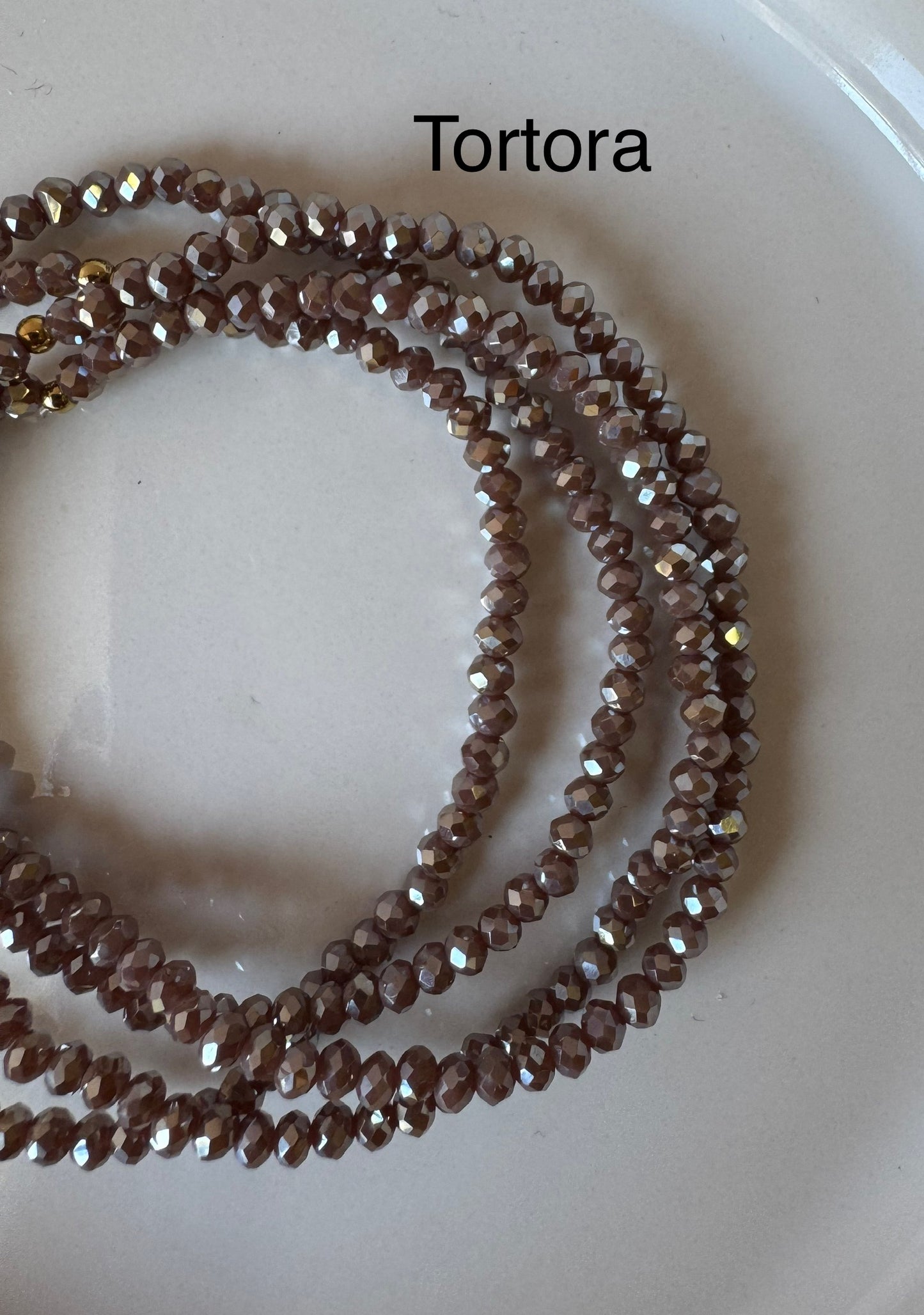 Bracciali cristallini elastici