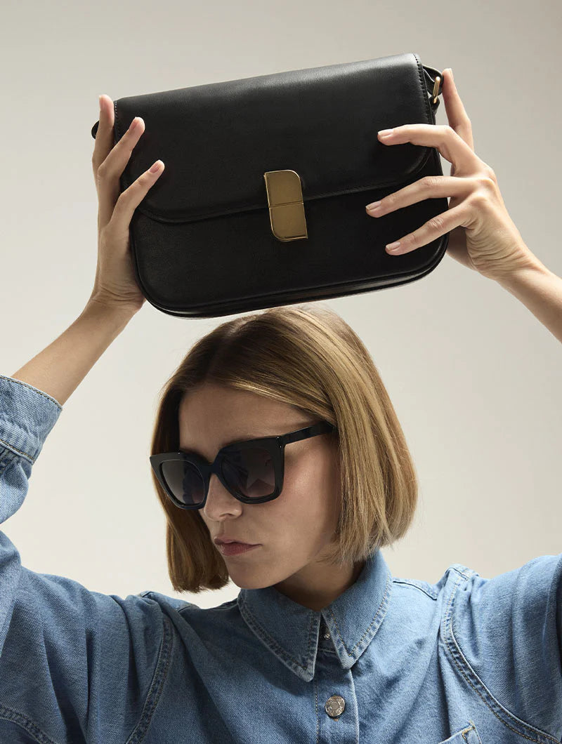Borsa Alice medium nero Nat&Nin