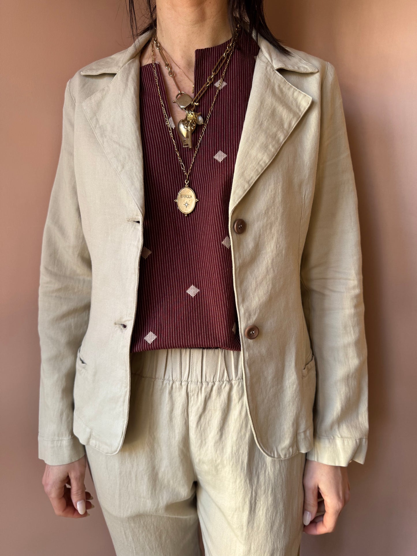 Giacca beige BottegaChilometriZero