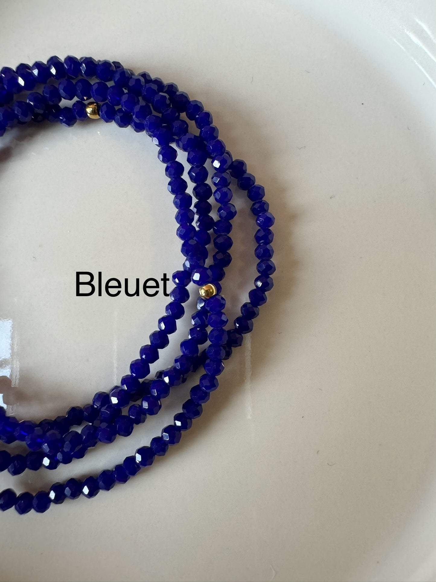 Bracciali cristallini elastici