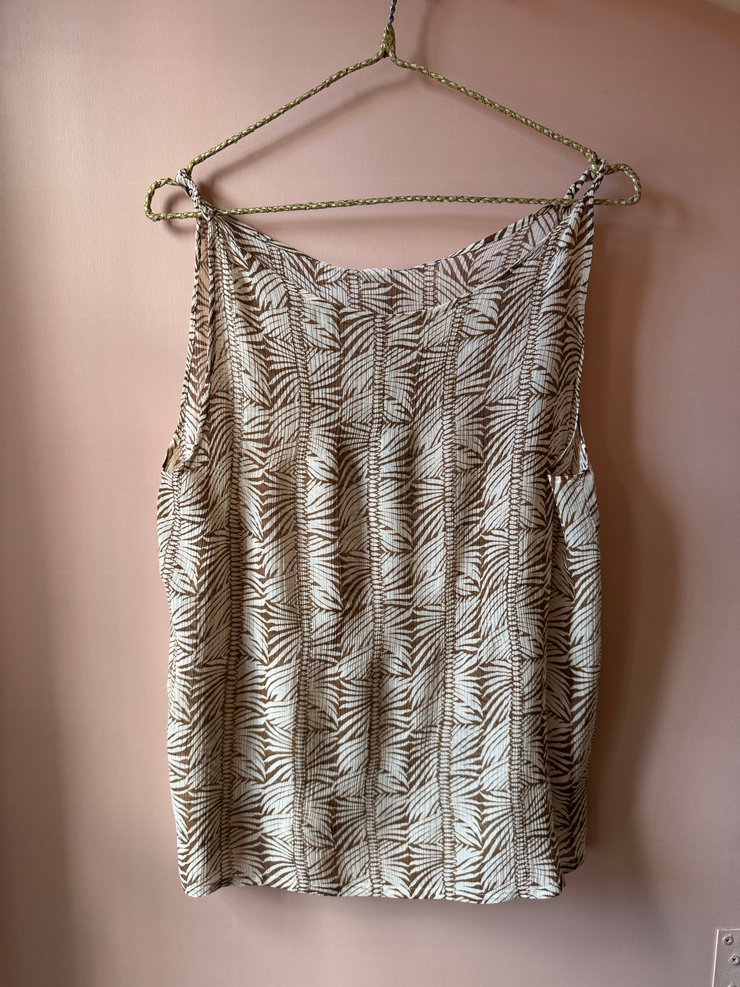 Top Tika fantasia camel/panna Diega