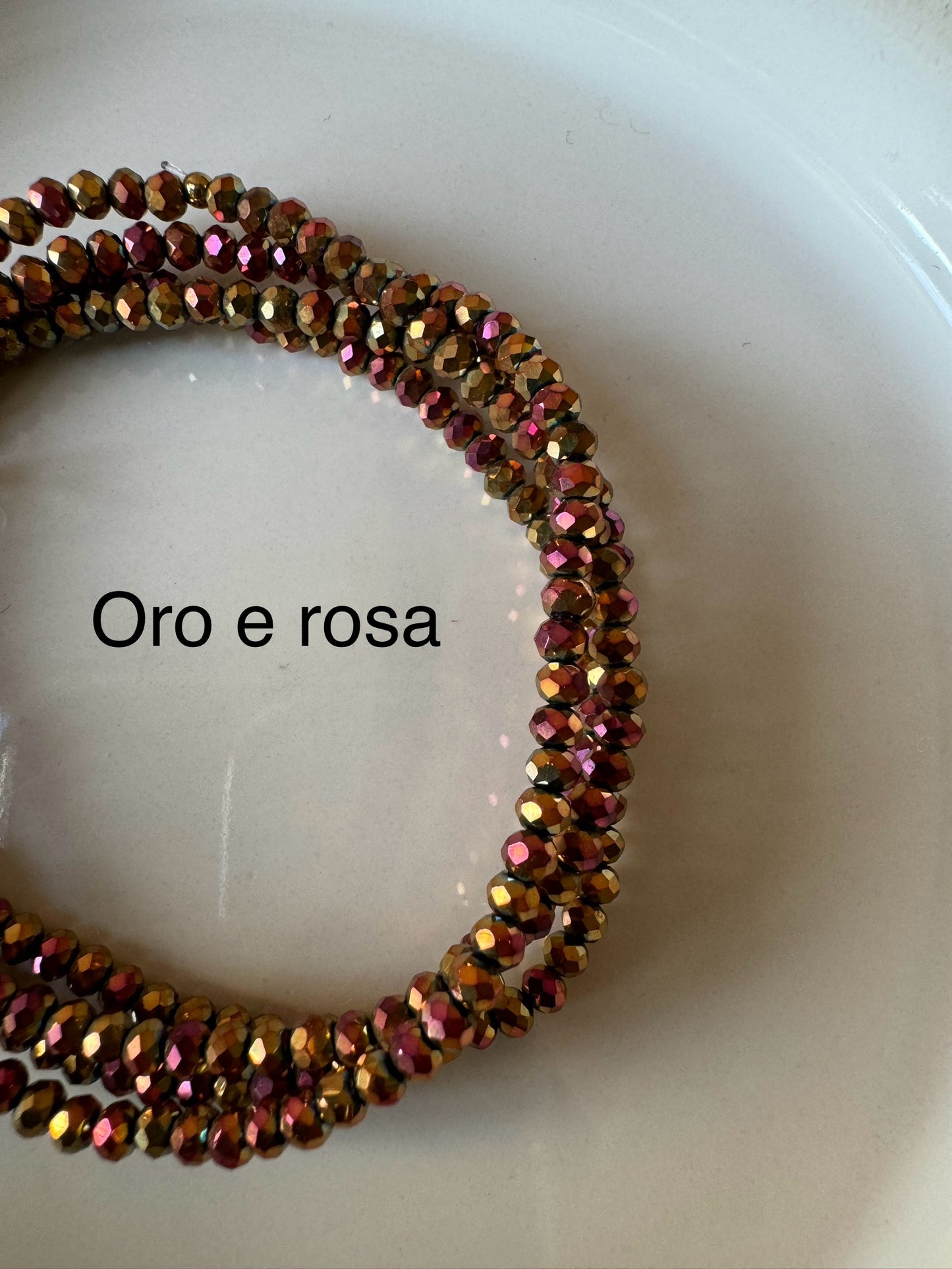 Bracciali cristallini elastici