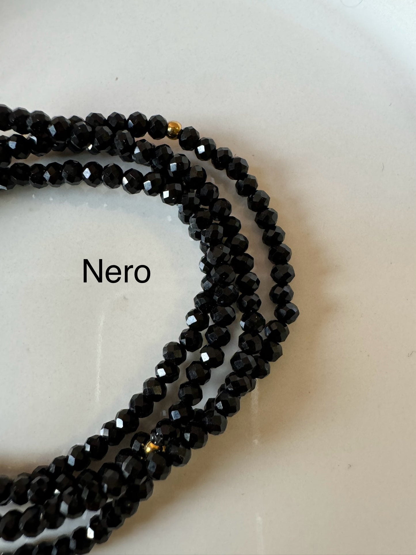 Bracciali cristallini elastici