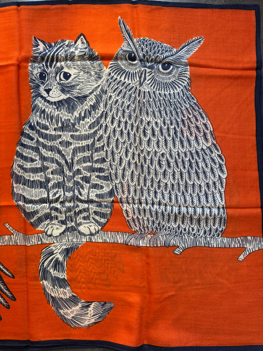 Sciarpa Chouette arancio Inoui