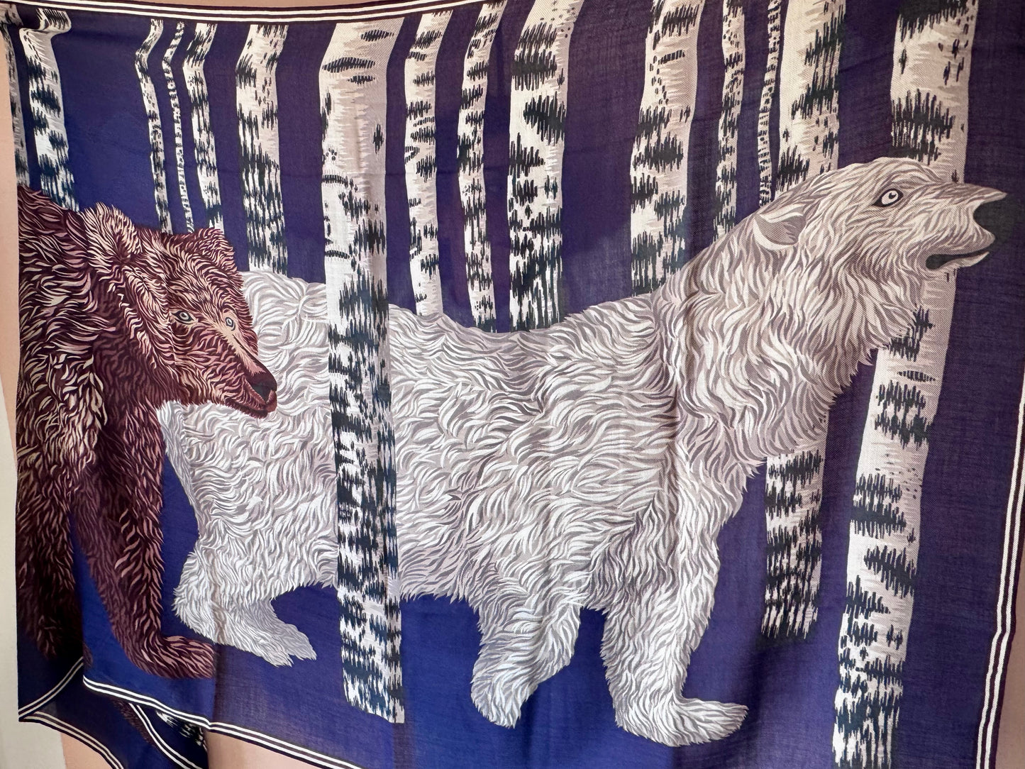 Sciarpa Ours blu INOUI
