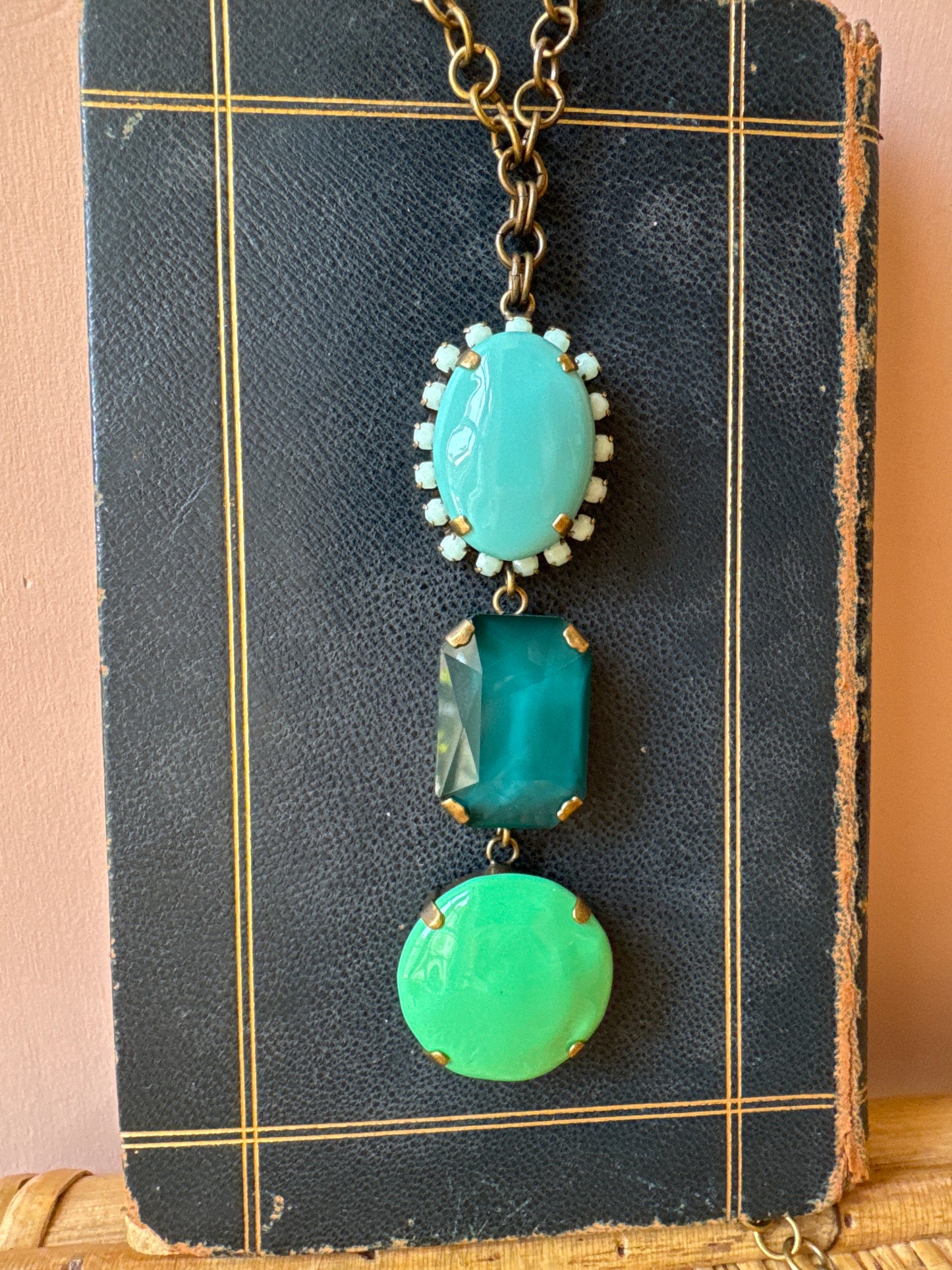 Collana 3 pietre Unique