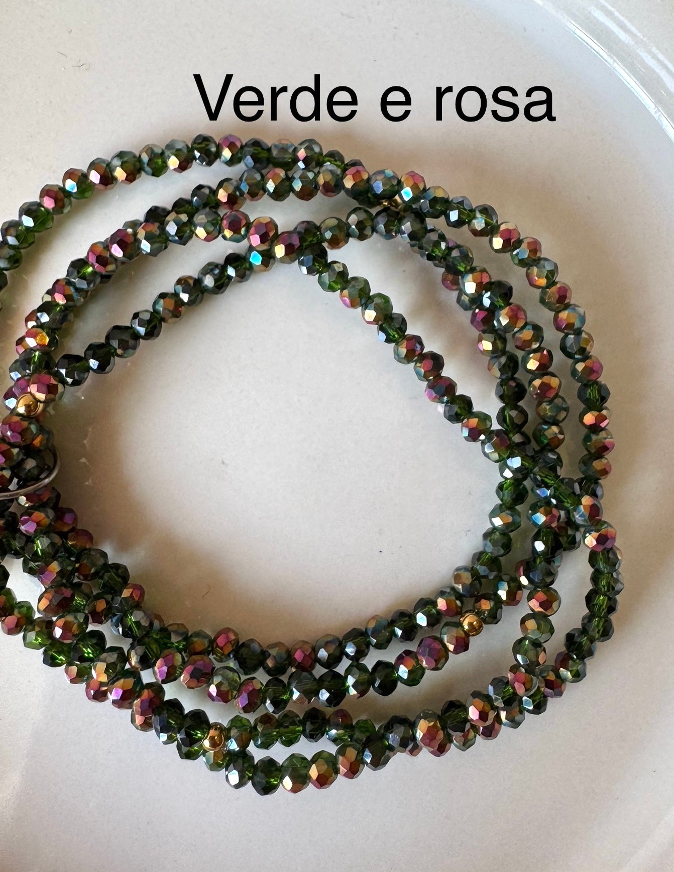 Bracciali cristallini elastici