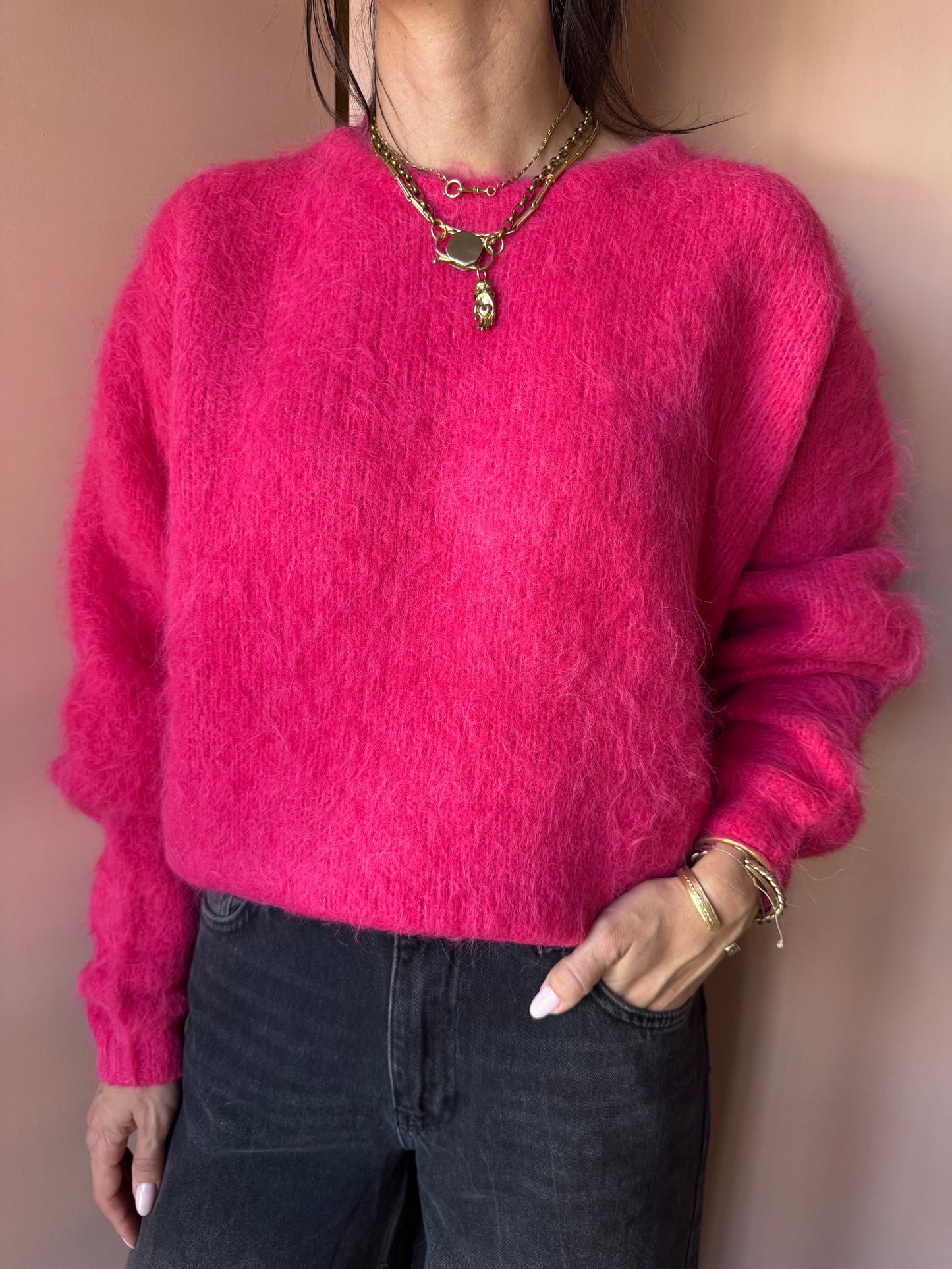 Maglione NIB fucsia American Vintage