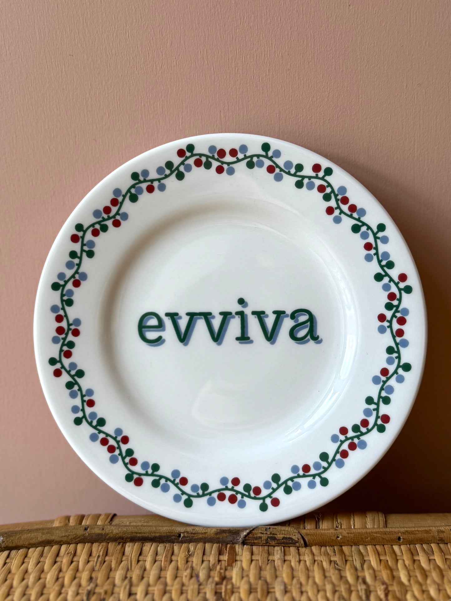 Piatto ILARIA.I “Evviva”