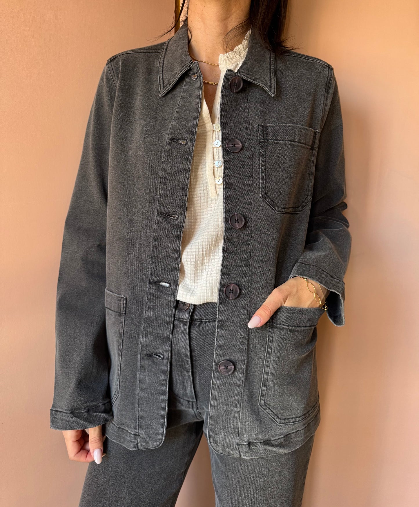 Giacca denim grigio NiceThings