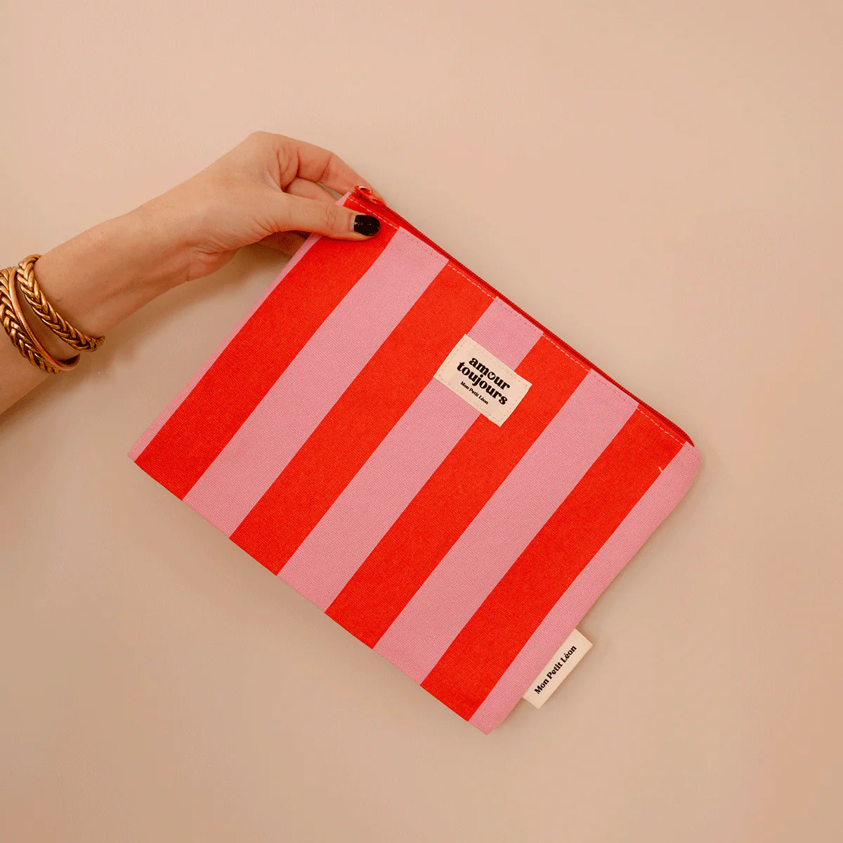 Pochette riga rossa Mon Petit Leon