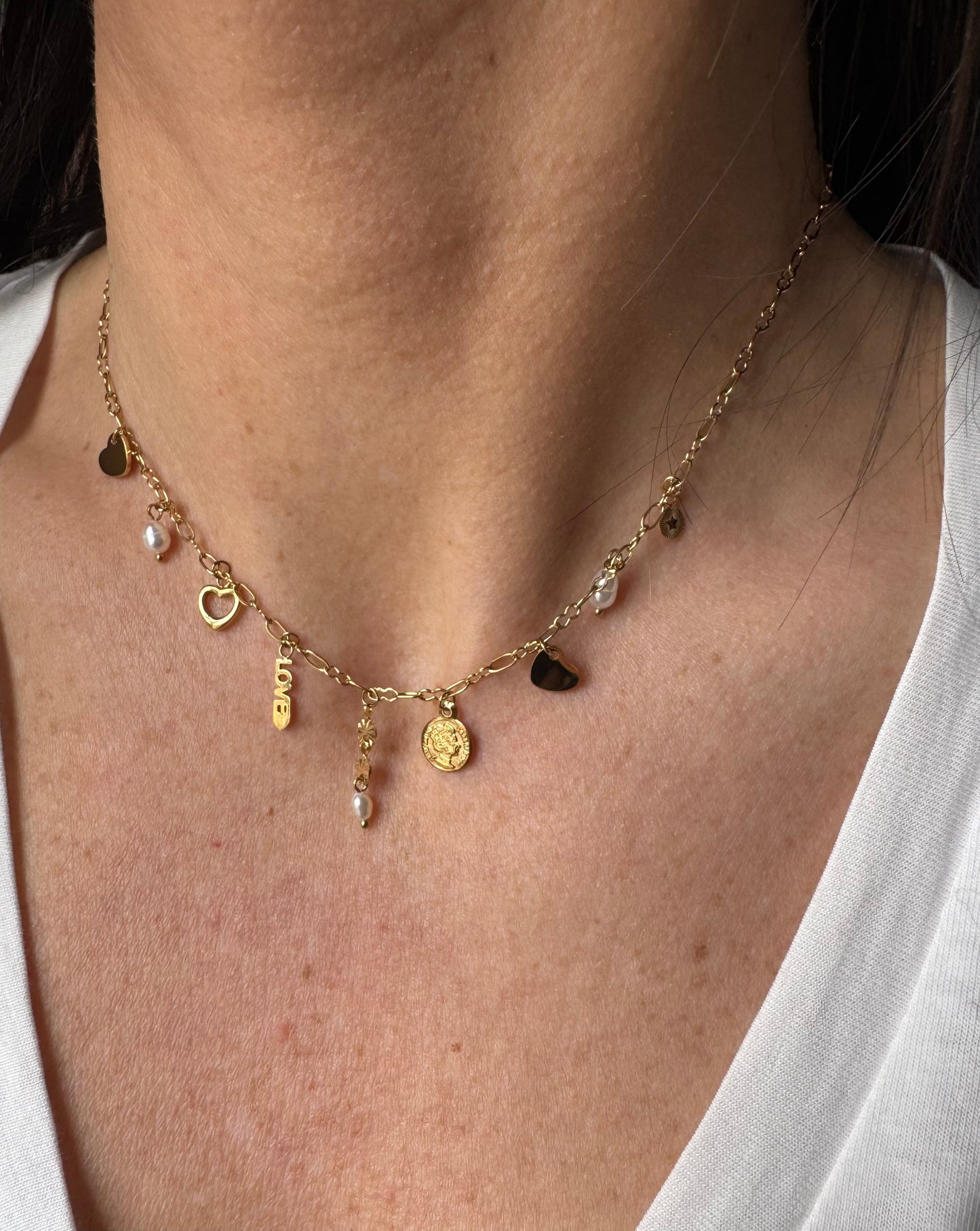 Girocollo Chicchi e charms