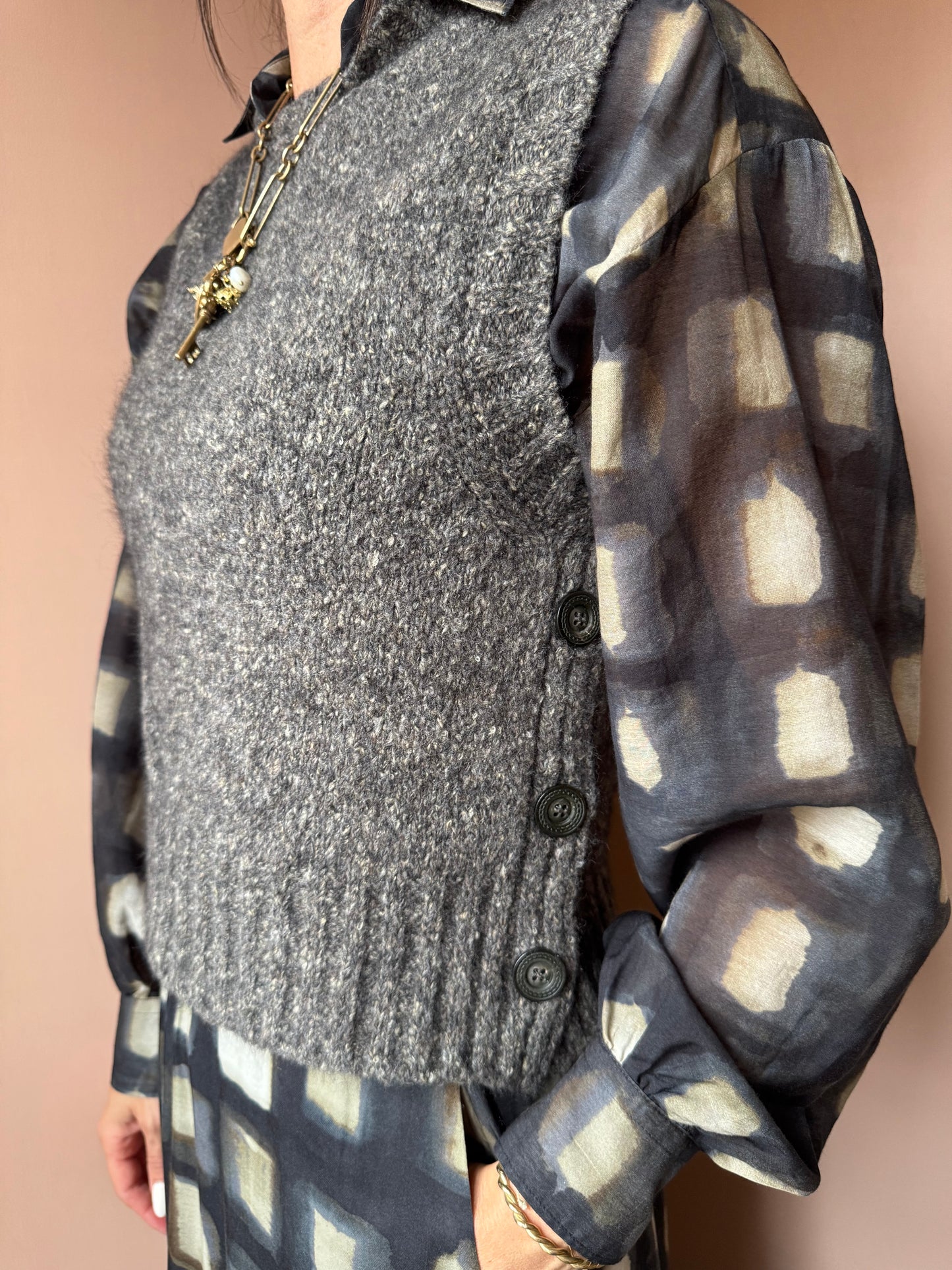 Gilet Piteo grigio Diega