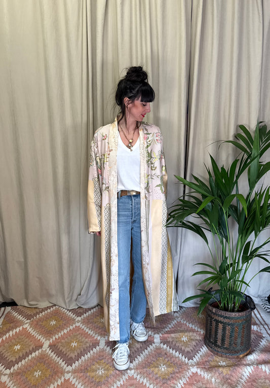Kimono Wu Side fantasia Rosa