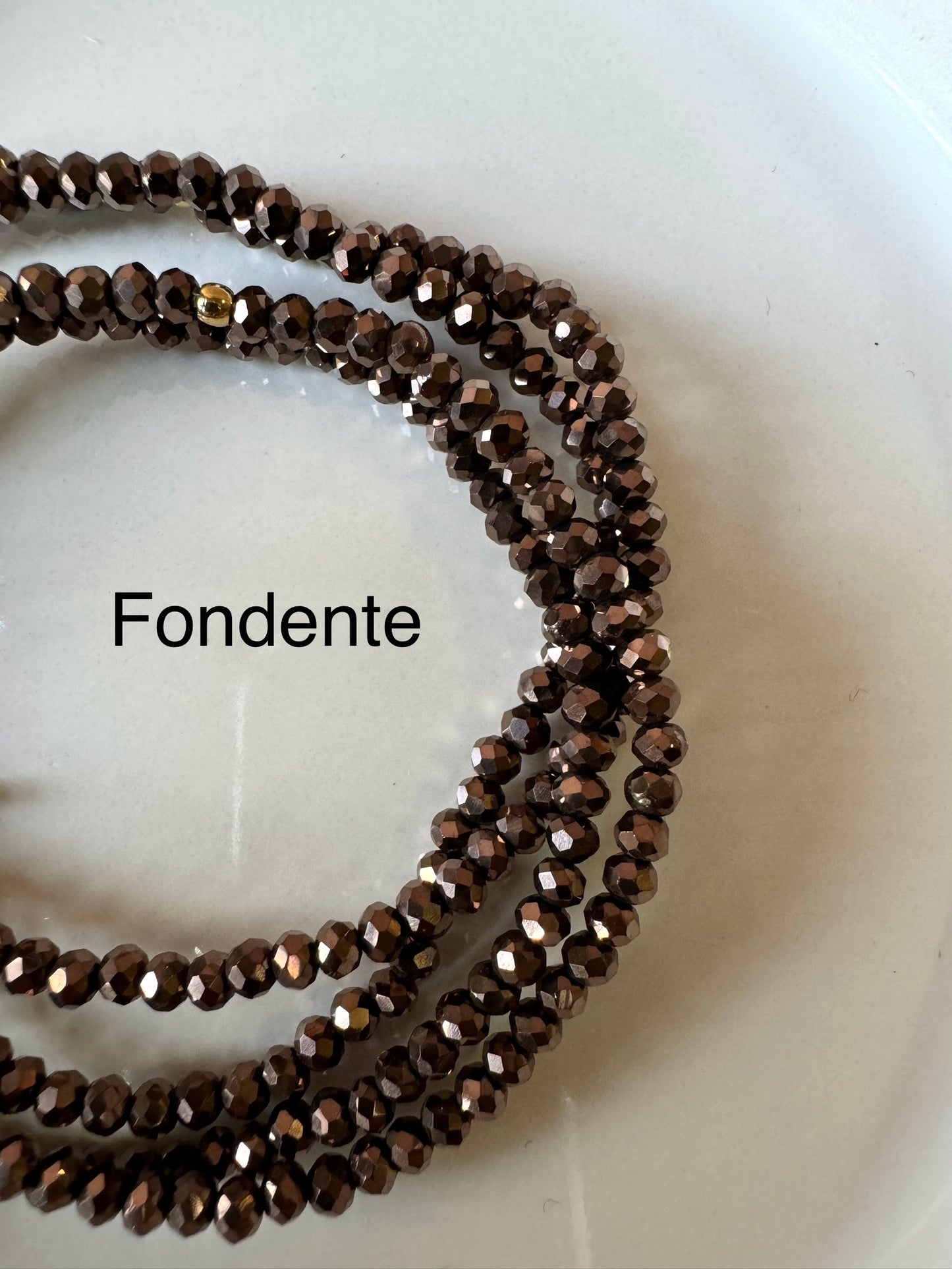Bracciali cristallini elastici
