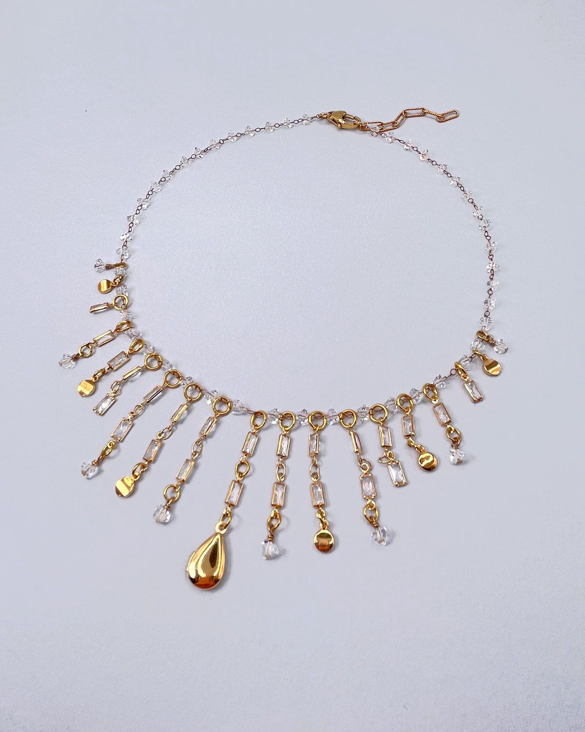 Girocollo con cascata di zirconi Susi di Re