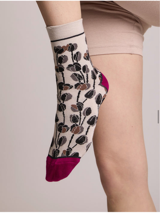 Calze Arturo Tulipani perla