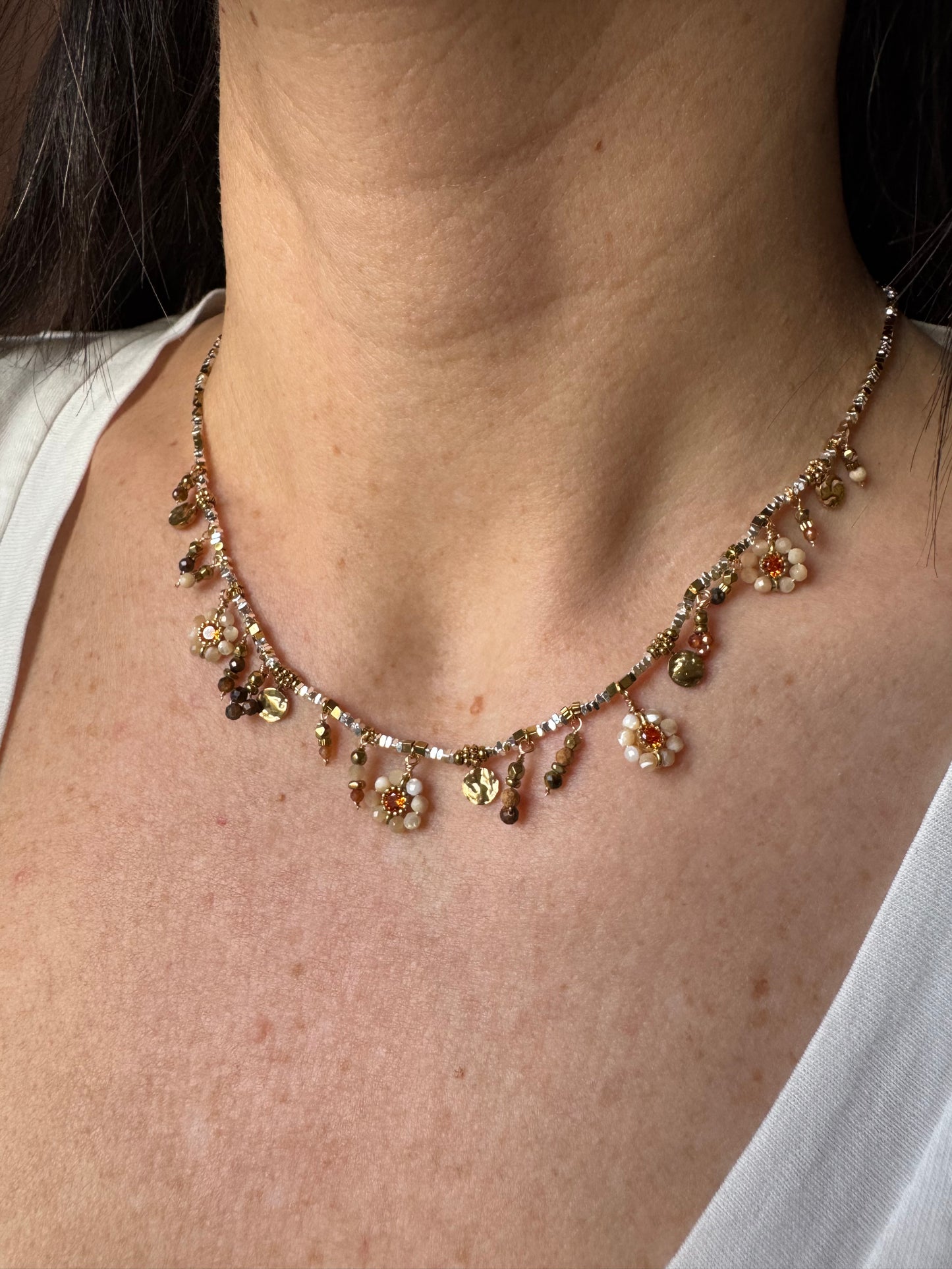 Girocollo charms Margherite