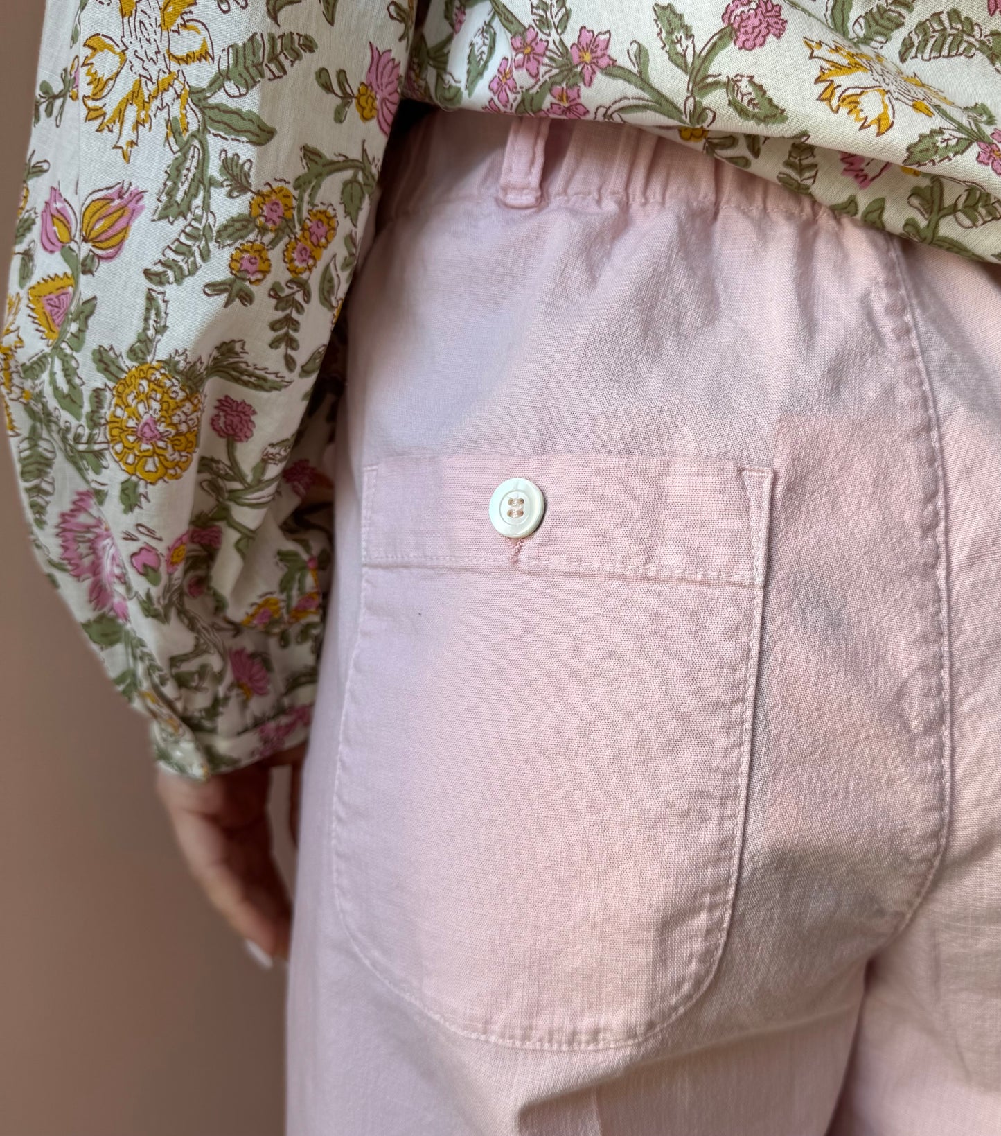 Pantaloni rosa Madame Venice