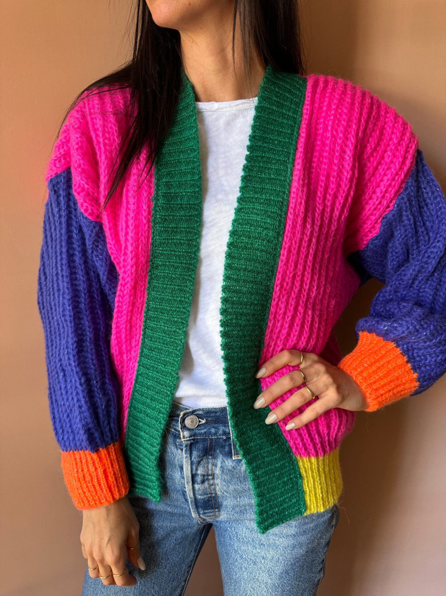 Cardigan Loli fucsia