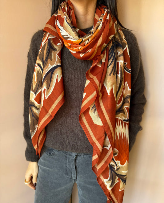 Sciarpa Leonard arancio Inoui