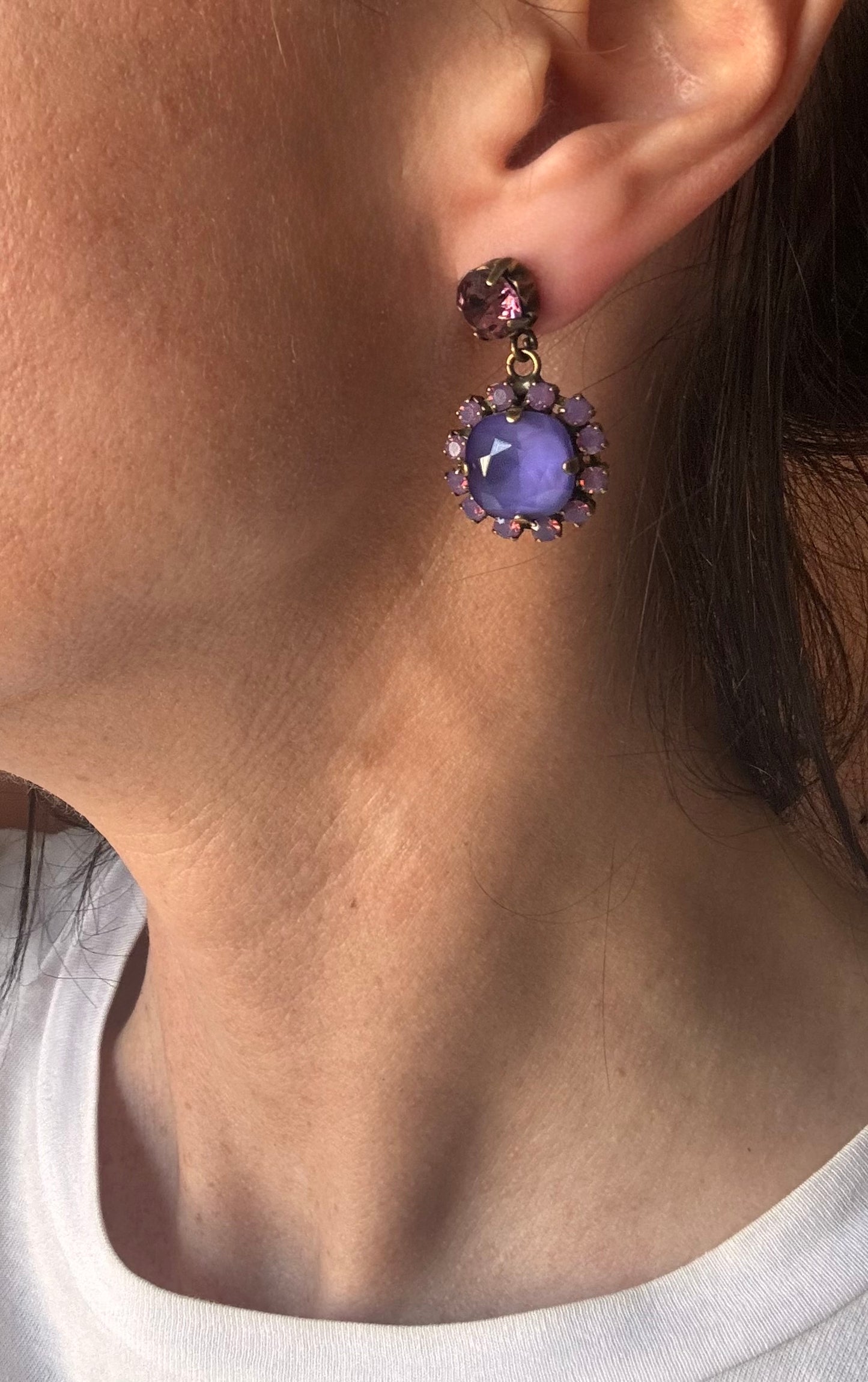 Orecchini con strass Unique