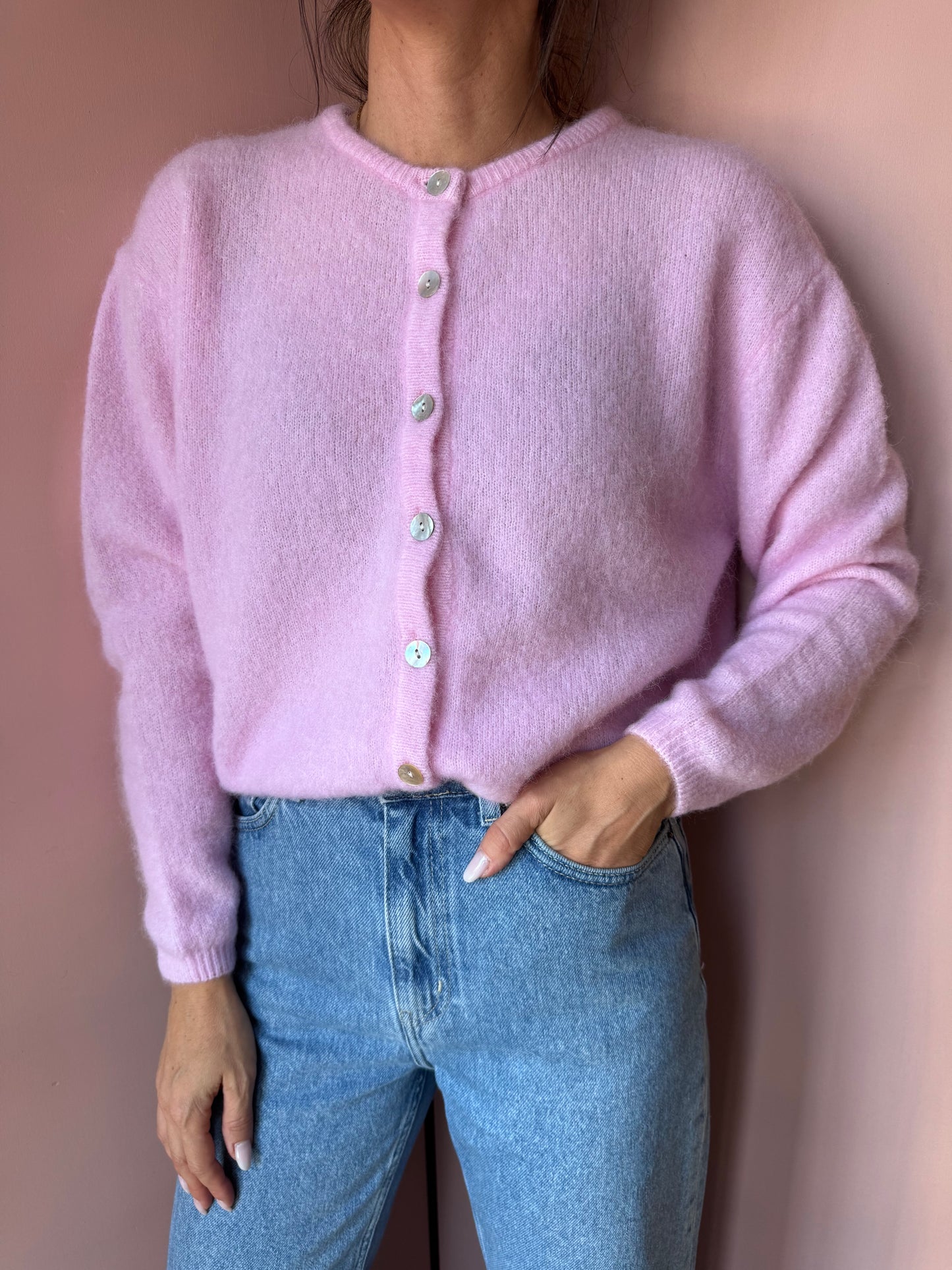Cardigan VITO rosa American Vintage