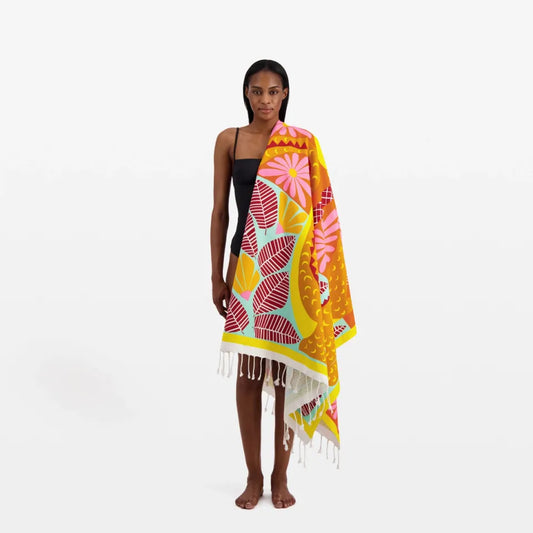 Fouta Inoui Mangrove orange